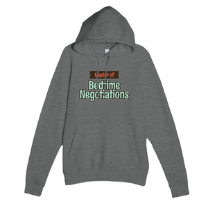 Master of Bedtime Negotiations — funny graphite heather unisex hoodie