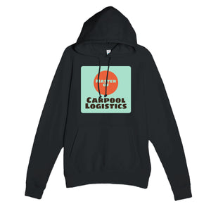 Master of Carpool Logistics — funny black unisex hoodie