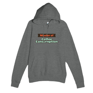 Master of Coffee Consumption — funny graphite heather unisex hoodie