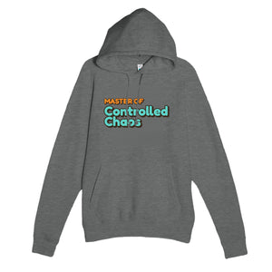 Master of Controlled Chaos — funny graphite heather unisex hoodie