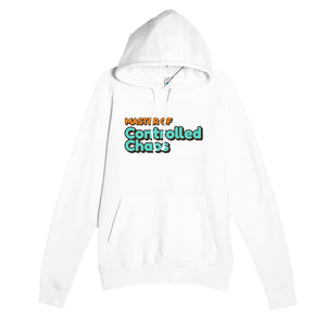 Master of Controlled Chaos — funny white unisex hoodie