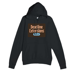 Master of Deadline Extensions — funny black unisex hoodie