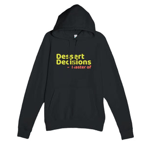 Master of Dessert Decisions — funny black unisex hoodie