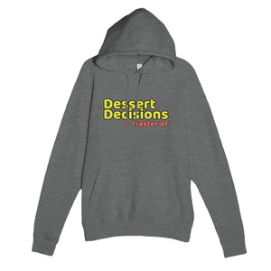 Master of Dessert Decisions — funny graphite heather unisex hoodie