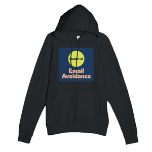 Master of Email Avoidance — funny black unisex hoodie
