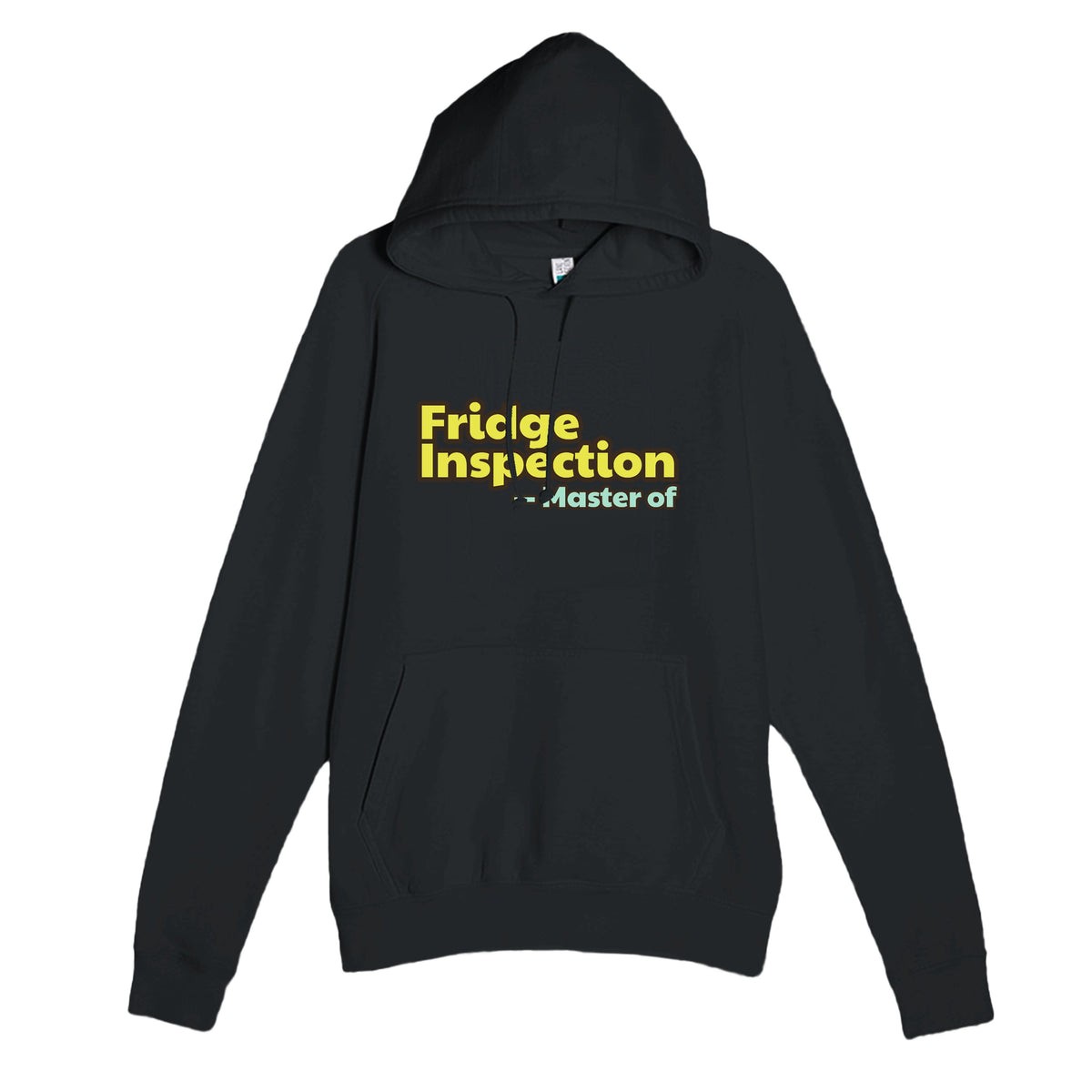 Master of Fridge Inspection — funny black unisex hoodie
