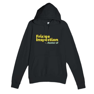 Master of Fridge Inspection — funny black unisex hoodie