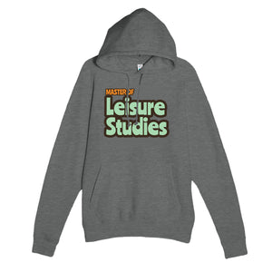 Master of Leisure Studies — funny graphite heather unisex hoodie