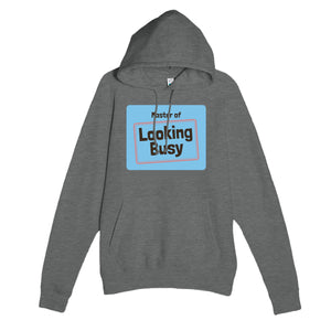 Master of Looking Busy — funny graphite heather unisex hoodie