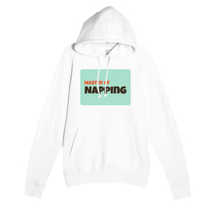 Master of Napping — funny white unisex hoodie