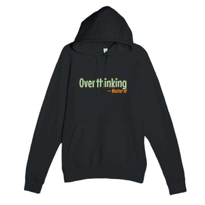 Master of Overthinking — funny black unisex hoodie