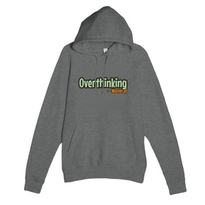 Master of Overthinking — funny graphite heather unisex hoodie