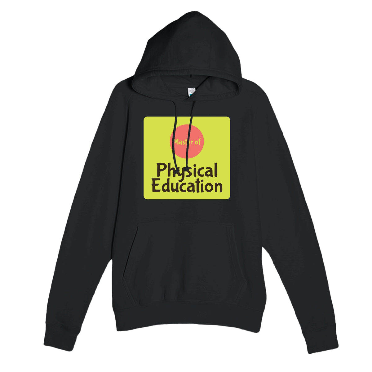Master of Physical Education — funny black unisex hoodie