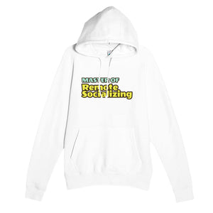 Master of Remote Socializing — funny white unisex hoodie