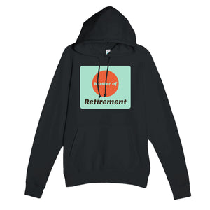Master of Retirement — funny black unisex hoodie
