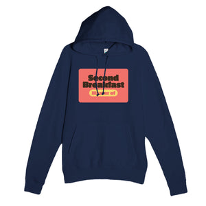 Master of Second Breakfast — funny navy unisex hoodie