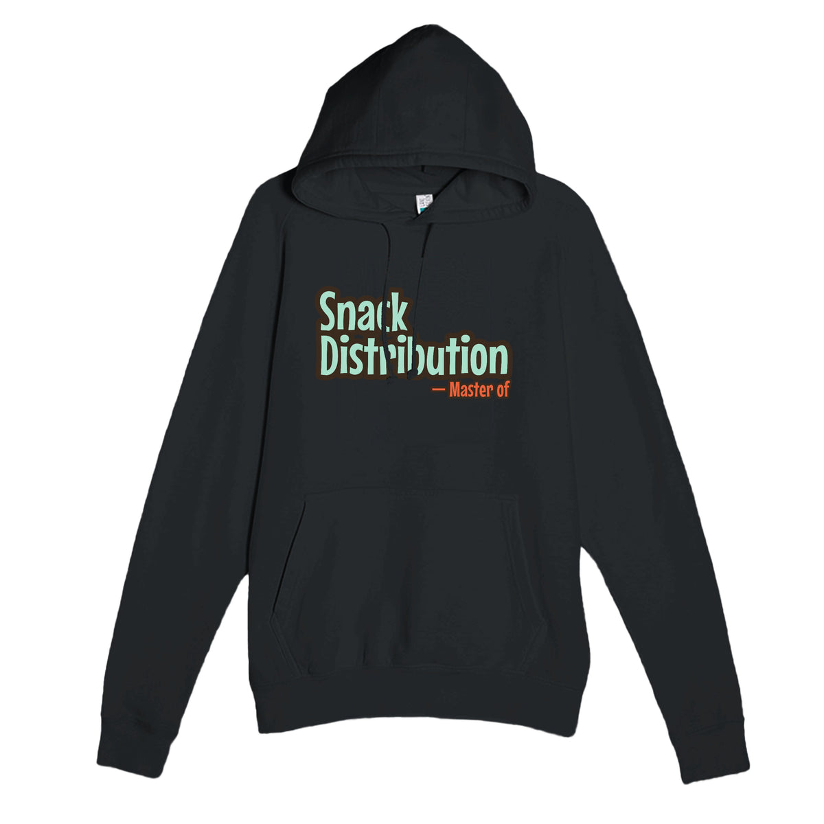 Master of Snack Distribution — funny black unisex hoodie