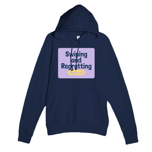 Master of Swiping and Regretting — funny navy unisex hoodie