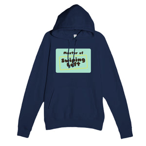 Master of Swiping Left — funny navy unisex hoodie
