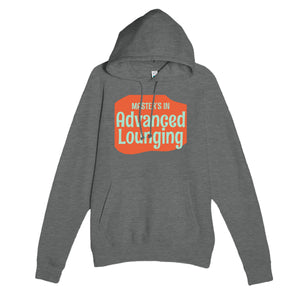 Master’s in Advanced Lounging — funny graphite heather unisex hoodie
