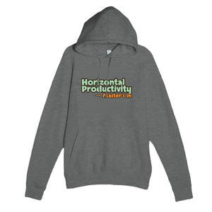 Master’s in Horizontal Productivity — funny graphite heather unisex hoodie