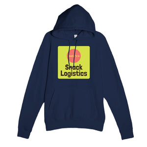 Master’s in Snack Logistics — funny navy unisex hoodie