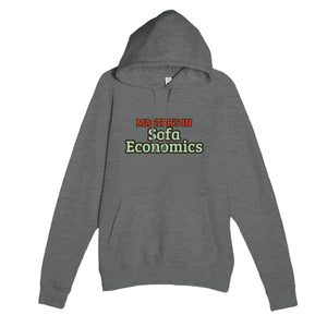 Master’s in Sofa Economics — funny graphite heather unisex hoodie