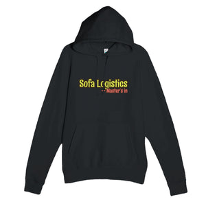 Master’s in Sofa Logistics — funny black unisex hoodie