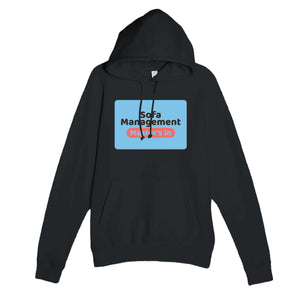 Master’s in Sofa Management — funny black unisex hoodie