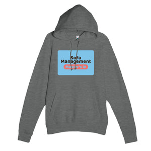 Master’s in Sofa Management — funny graphite heather unisex hoodie