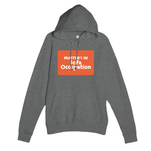 Master’s in Sofa Occupation — funny graphite heather unisex hoodie