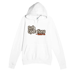 Master’s in Sofa Operations — funny white unisex hoodie