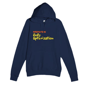Master’s in Sofa Optimization — funny navy unisex hoodie