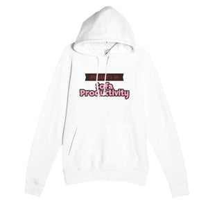 Master’s in Sofa Productivity — funny white unisex hoodie