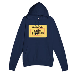 Master’s in Sofa Studies — funny navy unisex hoodie
