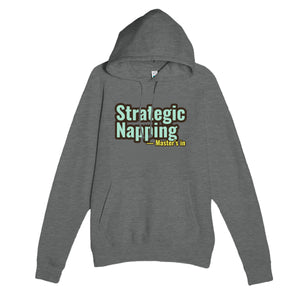 Master’s in Strategic Napping — funny graphite heather unisex hoodie