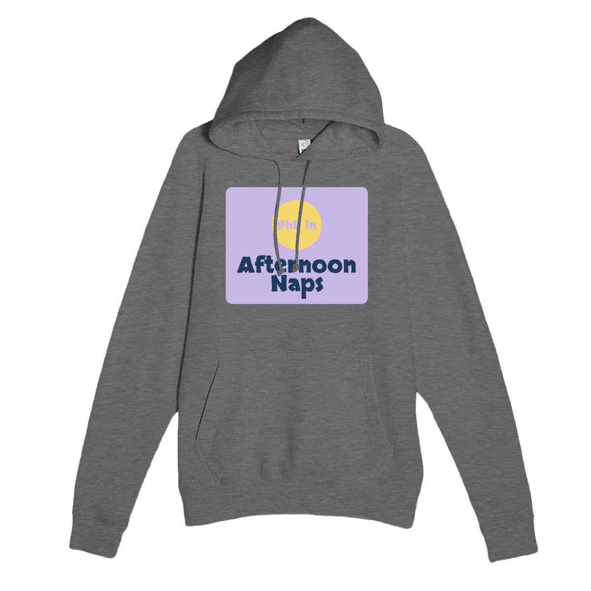 PhD in Afternoon Naps — funny graphite heather unisex hoodie