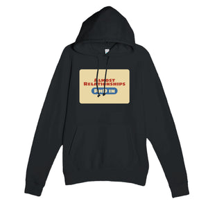 PhD in Almost Relationships — funny black unisex hoodie