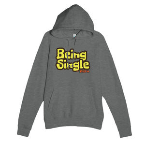 PhD in Being Single — funny graphite heather unisex hoodie