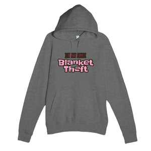 PhD in Blanket Theft — funny graphite heather unisex hoodie