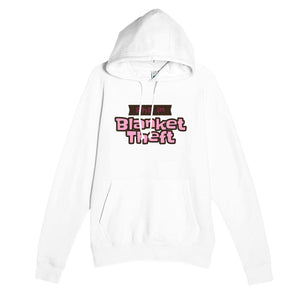 PhD in Blanket Theft — funny white unisex hoodie