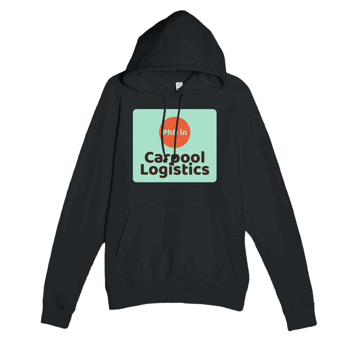 PhD in Carpool Logistics — funny black unisex hoodie