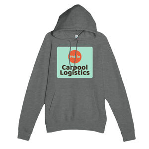 PhD in Carpool Logistics — funny graphite heather unisex hoodie