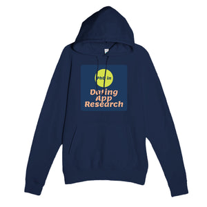 PhD in Dating App Research — funny navy unisex hoodie