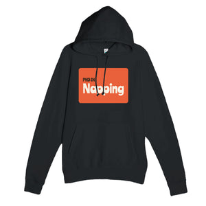 PhD in Napping — funny black unisex hoodie