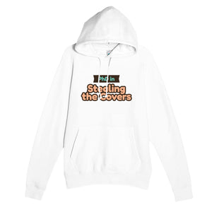 PhD in Stealing the Covers — funny white unisex hoodie
