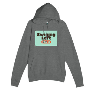 PhD in Swiping Left — funny graphite heather unisex hoodie