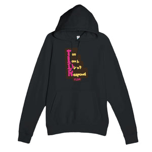 Too Long, Didn't Respond — funny black unisex hoodie