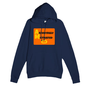 Annoyingly Motivated — funny navy unisex hoodie