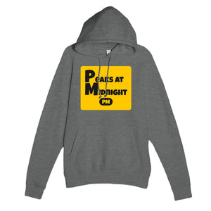 Peaks at Midnight — funny graphite heather unisex hoodie